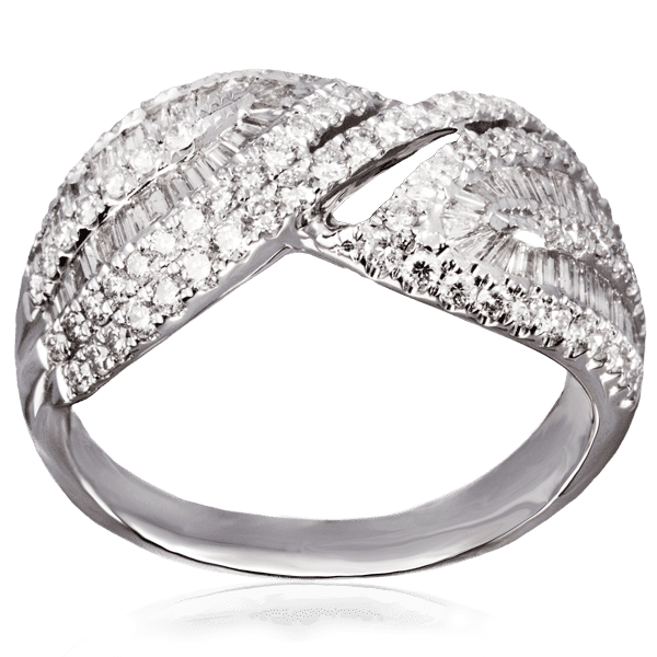 Каблучка з діамантами 024086  детальне зображення ювелірного виробу Каблучка з діамантами 024086  детальне зображення ювелірного виробу