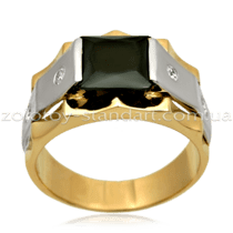 обзорное фото Кольцо печатка 764  Золотые печатки и кольца для мужчин