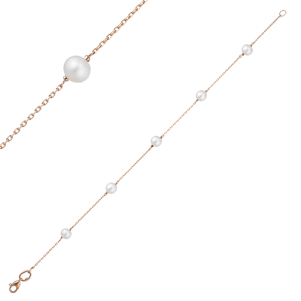 Золотой браслет женский с жемчужинами 037067 детальное изображение ювелирного изделия Золотые браслеты Золотой браслет женский с жемчужинами 037067 детальное изображение ювелирного изделия Золотые браслеты