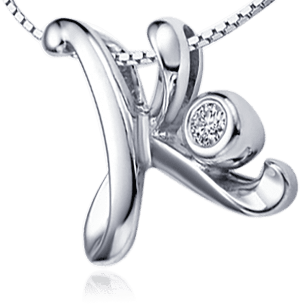 буква к с бриллиантом подвеска буква к с бриллиантом подвеска