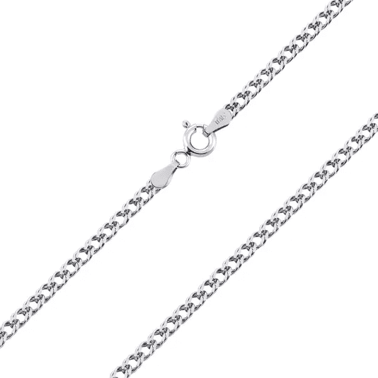 Серебряная цепочка Рембо двойной ромб 026924 детальное изображение ювелирного изделия Серебряные цепочки Серебряная цепочка Рембо двойной ромб 026924 детальное изображение ювелирного изделия Серебряные цепочки