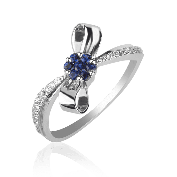 Золотое кольцо с сапфиром и бриллиантами 028488 детальное изображение ювелирного изделия Золотые кольца с бриллиантами Золотое кольцо с сапфиром и бриллиантами 028488 детальное изображение ювелирного изделия Золотые кольца с бриллиантами