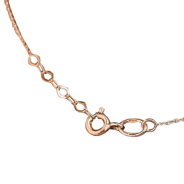 Золотое колье с фианитами 026526 купить Золотое колье с фианитами 026526 купить