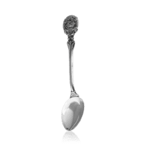 обзорное фото Серебряная чайная ложка Козерог 030180  Серебряные ложки