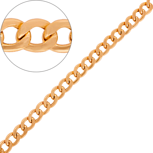 Золотая цепочка Гурмет 13605 детальное изображение ювелирного изделия Гурмет плетение золотых цепочек Золотая цепочка Гурмет 13605 детальное изображение ювелирного изделия Гурмет плетение золотых цепочек