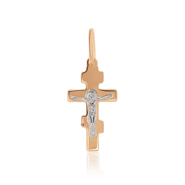 Детский золотой крестик с надписью Спаси и Сохрани 034692 детальное изображение ювелирного изделия Детский золотой крестик Детский золотой крестик с надписью Спаси и Сохрани 034692 детальное изображение ювелирного изделия Детский золотой крестик