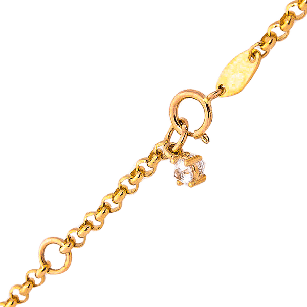 Золотий браслет на ногу Морський стиль купить Золотий браслет на ногу Морський стиль купить