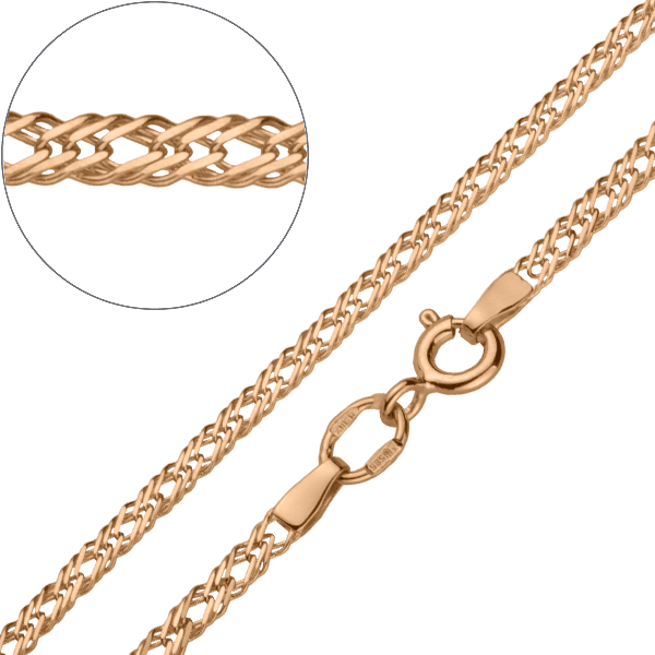 Золотая цепочка Рембо без вставок 027807 детальное изображение ювелирного изделия Золотые цепочки плетения Рембо Золотая цепочка Рембо без вставок 027807 детальное изображение ювелирного изделия Золотые цепочки плетения Рембо