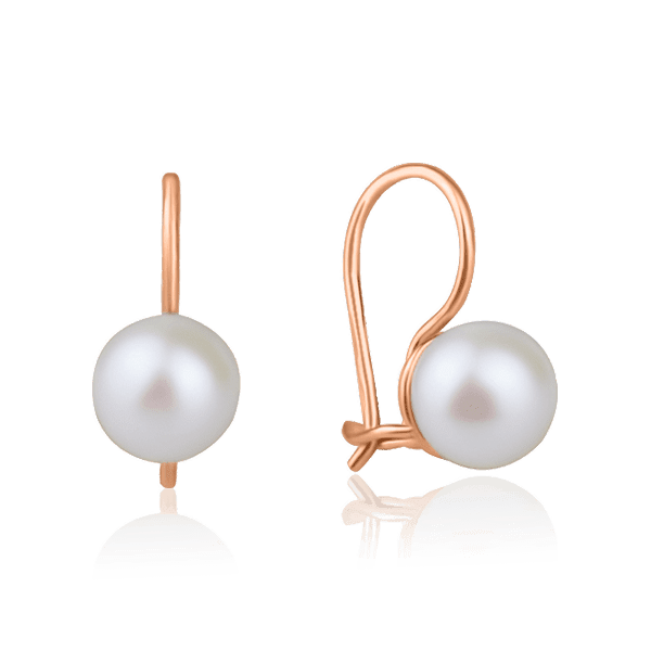 Золотые серьги с жемчугом французский замок 029533 детальное изображение ювелирного изделия Золотые серьги с жемчугом Золотые серьги с жемчугом французский замок 029533 детальное изображение ювелирного изделия Золотые серьги с жемчугом