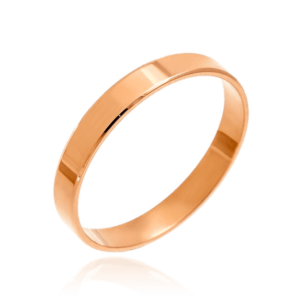 Обручальное кольцо шайба из красного золота 036727 детальное изображение ювелирного изделия Золотые кольца Обручальное кольцо шайба из красного золота 036727 детальное изображение ювелирного изделия Золотые кольца