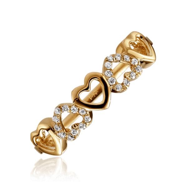 женское золотое кольцо сердца с бриллиантами женское золотое кольцо сердца с бриллиантами