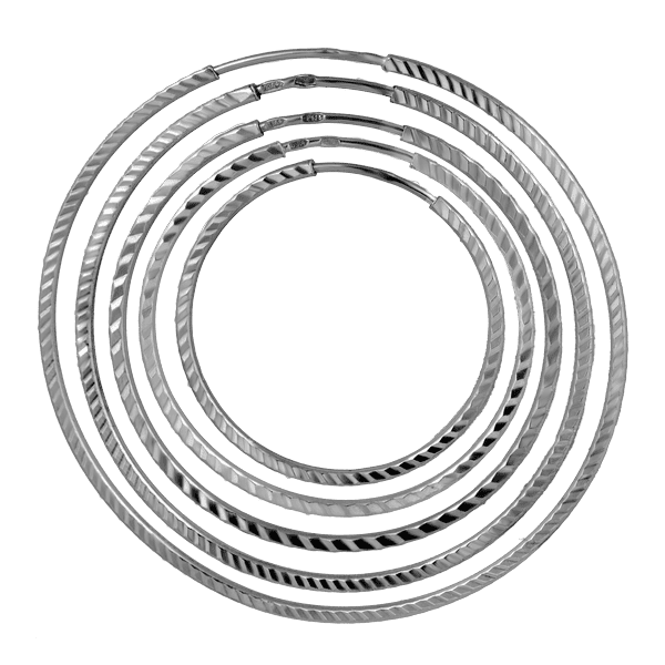 Серебряные серьги кольца 85006 детальное изображение ювелирного изделия Серебряные серьги без вставок Серебряные серьги кольца 85006 детальное изображение ювелирного изделия Серебряные серьги без вставок