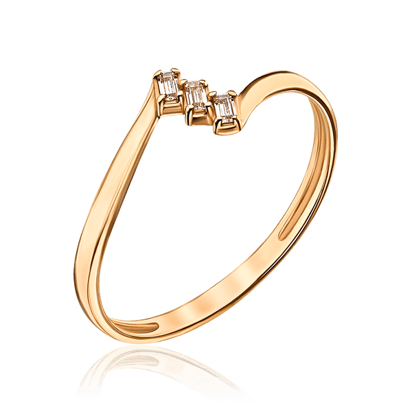 Тонкое золотое кольцо с фианитами Совершенство 035664 детальное изображение ювелирного изделия Золотые кольца Тонкое золотое кольцо с фианитами Совершенство 035664 детальное изображение ювелирного изделия Золотые кольца