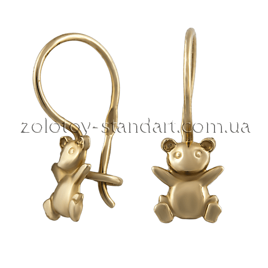 Золотые серьги 2233 детальное изображение ювелирного изделия Серьги без камней Золотые серьги 2233 детальное изображение ювелирного изделия Серьги без камней