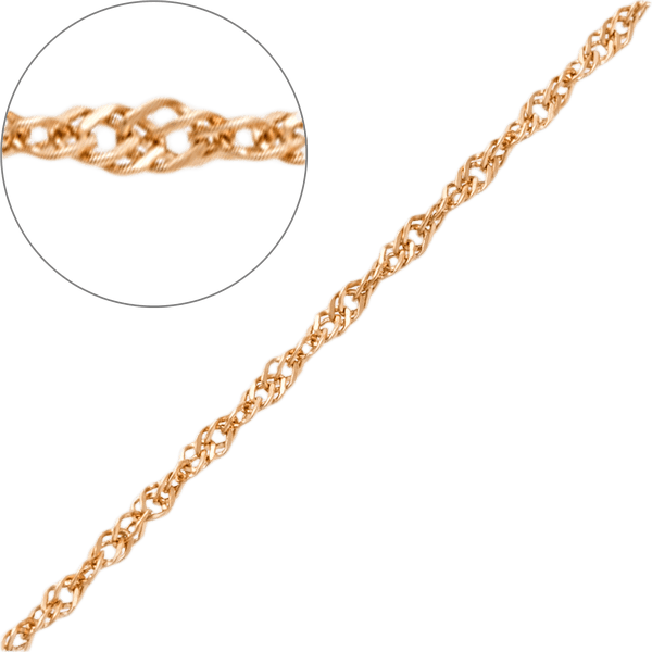 Золотая цепочка Сингапур 155851 детальное изображение ювелирного изделия Сингапур плетение золотых цепочек Золотая цепочка Сингапур 155851 детальное изображение ювелирного изделия Сингапур плетение золотых цепочек