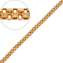 обзорное фото Золотая цепочка Дочбисмарк 14617  Дочбисмарк плетение золотых цепочек