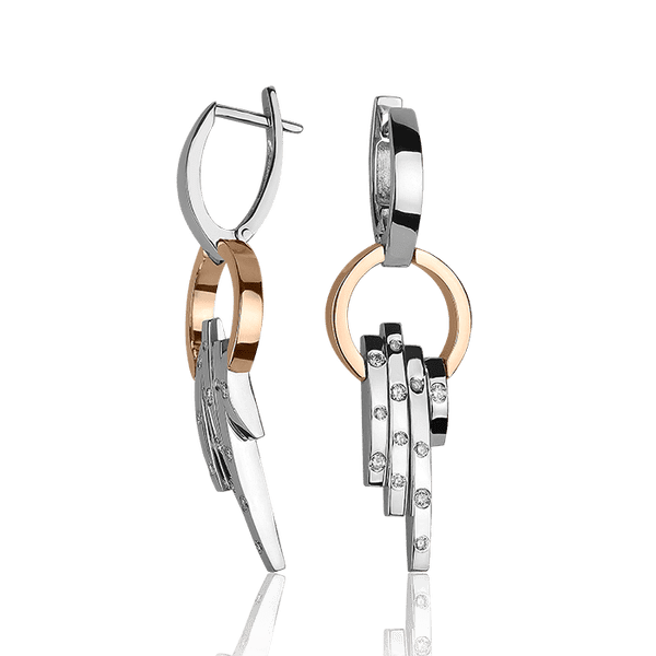 Золотые серьги с бриллиантами 030530 детальное изображение ювелирного изделия Золотые серьги с бриллиантами Золотые серьги с бриллиантами 030530 детальное изображение ювелирного изделия Золотые серьги с бриллиантами