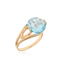 обзорное фото Золотое кольцо с топазом 024608 Золотые кольца с топазом обзорное фото Золотое кольцо с топазом 024608  Золотые кольца с топазом