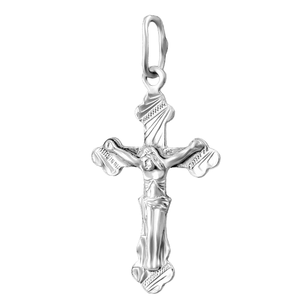 Серебряный  крестик 62423 детальное изображение ювелирного изделия Серебряные подвески крестики Серебряный  крестик 62423 детальное изображение ювелирного изделия Серебряные подвески крестики