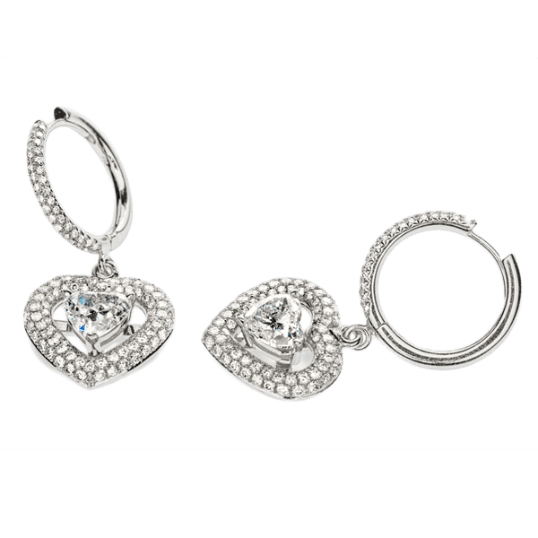 Серьги из белого золота с бриллиантом Cardea E009в детальное изображение ювелирного изделия Золотые серьги с бриллиантами Серьги из белого золота с бриллиантом Cardea E009в детальное изображение ювелирного изделия Золотые серьги с бриллиантами