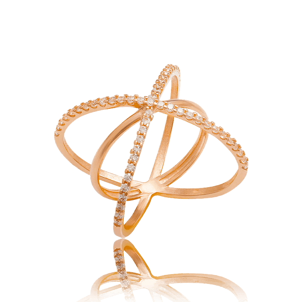 Золотое кольцо с россыпью фианитов 029500 детальное изображение ювелирного изделия Золотые кольца с фианитом Золотое кольцо с россыпью фианитов 029500 детальное изображение ювелирного изделия Золотые кольца с фианитом