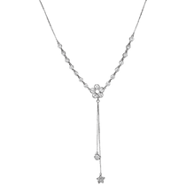 обзорное фото Серебряное колье Кл2Ф/400 Серебряные колье обзорное фото Серебряное колье Кл2Ф/400  Серебряные колье