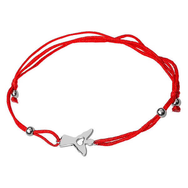 Шнурок из красной шелковой нити с серебряным Ангелом Хранителем 925 пробы 039717 детальное изображение ювелирного изделия Браслеты красная нить Шнурок из красной шелковой нити с серебряным Ангелом Хранителем 925 пробы 039717 детальное изображение ювелирного изделия Браслеты красная нить