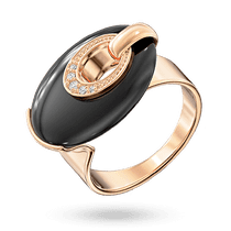 обзорное фото Женское кольцо из золота с агатом и фианитами Лорен 031657 Золотые кольца с агатом обзорное фото Женское кольцо из золота с агатом и фианитами Лорен 031657  Золотые кольца с агатом