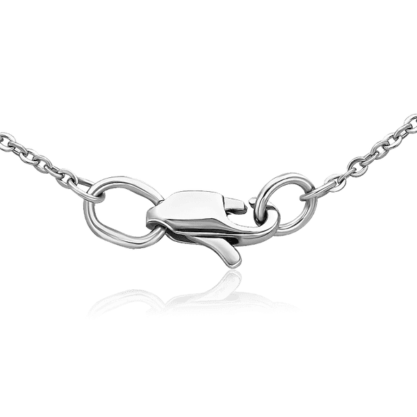 колье из белого золота карабиновая застежка колье из белого золота карабиновая застежка