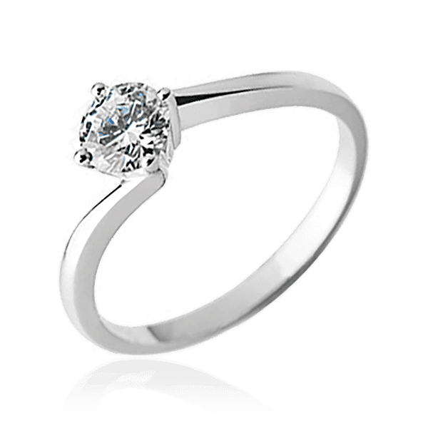 Золотое кольцо для помолвки с одним бриллиантом 031051 детальное изображение ювелирного изделия Золотые кольца Золотое кольцо для помолвки с одним бриллиантом 031051 детальное изображение ювелирного изделия Золотые кольца