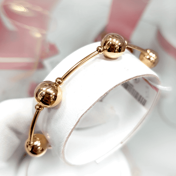 Эксклюзивный женский золотой браслет с шариками 032367 детальное изображение ювелирного изделия Женские золотые браслеты Эксклюзивный женский золотой браслет с шариками 032367 детальное изображение ювелирного изделия Женские золотые браслеты