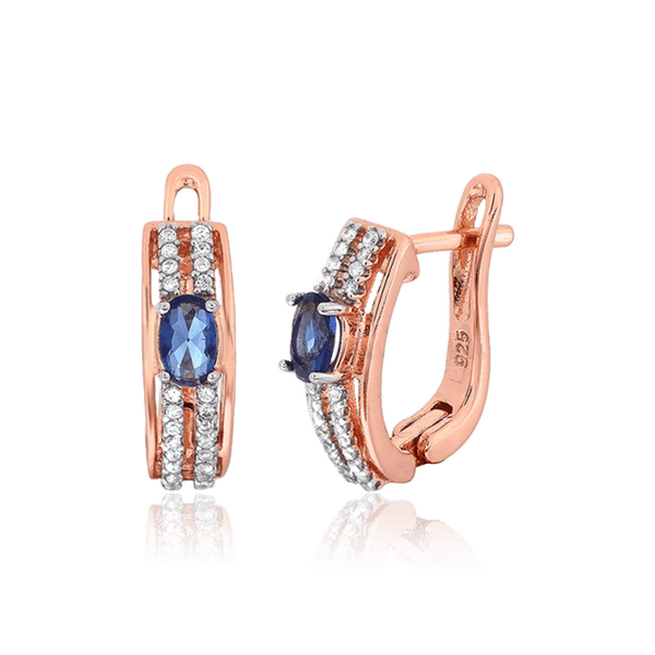 Позолоченные серьги с фианитами 031121 детальное изображение ювелирного изделия Серьги с позолотой Позолоченные серьги с фианитами 031121 детальное изображение ювелирного изделия Серьги с позолотой