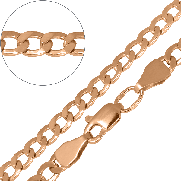 Золотой браслет Гурмет 024936 детальное изображение ювелирного изделия Золотой браслет Гурмет