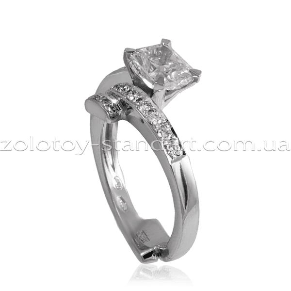 Золотое кольцо с бриллиантами фото  Золотое кольцо с бриллиантами фото