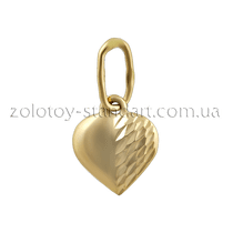 оглядове фото Золоте Серце підвіс 62017