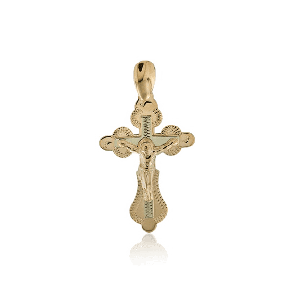Золотой крестик с Распятием 028725 детальное изображение ювелирного изделия Золотые крестики православные Золотой крестик с Распятием 028725 детальное изображение ювелирного изделия Золотые крестики православные