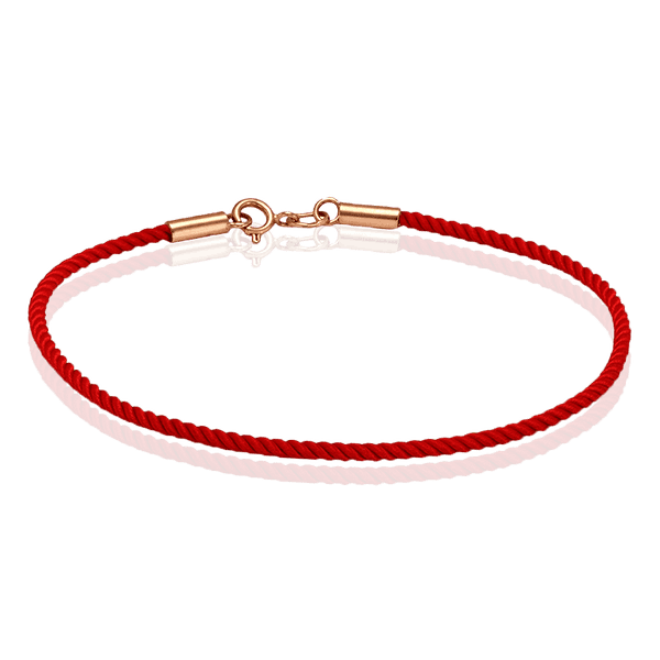 Кабала червона нитка з золотою застібкою 035350 детальне зображення ювелірного виробу Кабала червона нитка з золотою застібкою 035350 детальне зображення ювелірного виробу