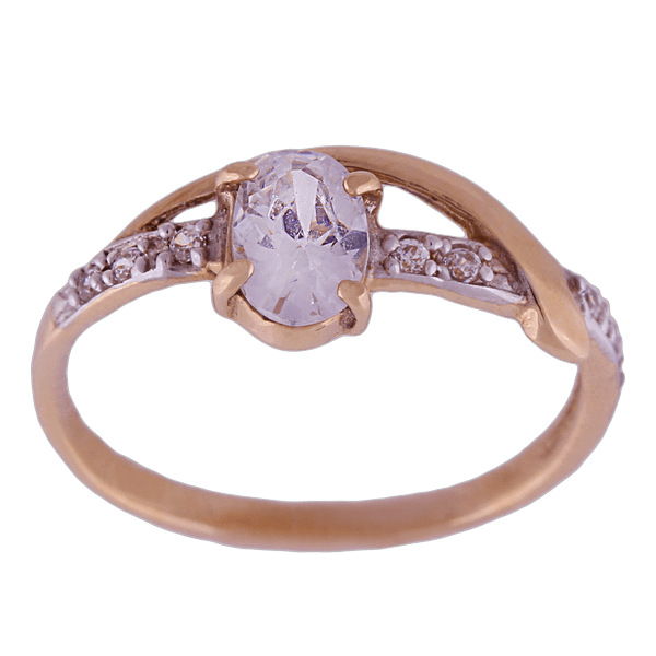 Золотое кольцо с цирконием 18103 Золотое кольцо с цирконием 18103