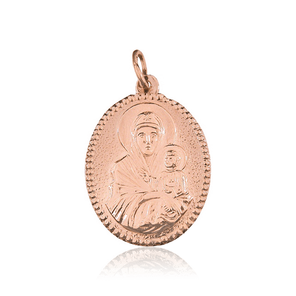 Золотая ладанка Божией Матери 028882 детальное изображение ювелирного изделия Золотые подвески иконки Золотая ладанка Божией Матери 028882 детальное изображение ювелирного изделия Золотые подвески иконки