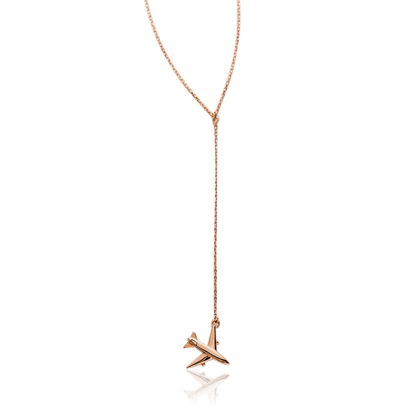 Колье из красного золота Самолет 035786 детальное изображение ювелирного изделия Золотые цепочки Колье из красного золота Самолет 035786 детальное изображение ювелирного изделия Золотые цепочки