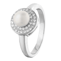 обзорное фото Серебряное кольцо КК2ФЖ/414  Серебряные кольца со вставками