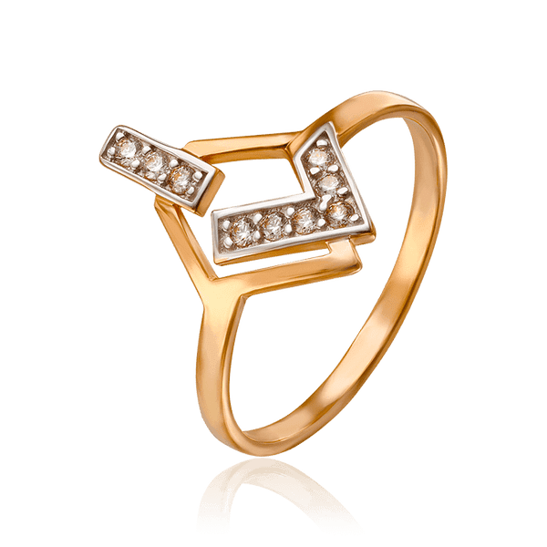 Кольцо из золота 585 Фантазийная Геометрия 033646 детальное изображение ювелирного изделия Золотые кольца Кольцо из золота 585 Фантазийная Геометрия 033646 детальное изображение ювелирного изделия Золотые кольца