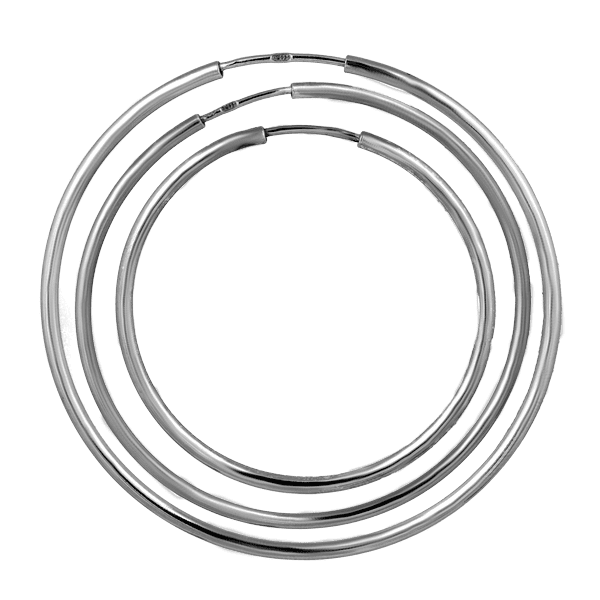 Серебряные серьги кольца 85005 детальное изображение ювелирного изделия Серебряные серьги без вставок Серебряные серьги кольца 85005 детальное изображение ювелирного изделия Серебряные серьги без вставок