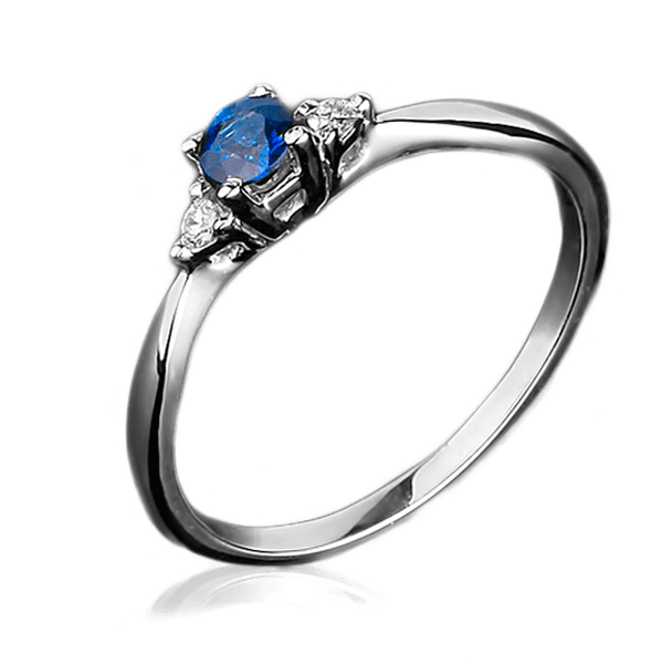 Кольцо из белого золота с сапфиром и бриллиантами 1093/1 детальное изображение ювелирного изделия Золотые кольца с сапфиром Кольцо из белого золота с сапфиром и бриллиантами 1093/1 детальное изображение ювелирного изделия Золотые кольца с сапфиром