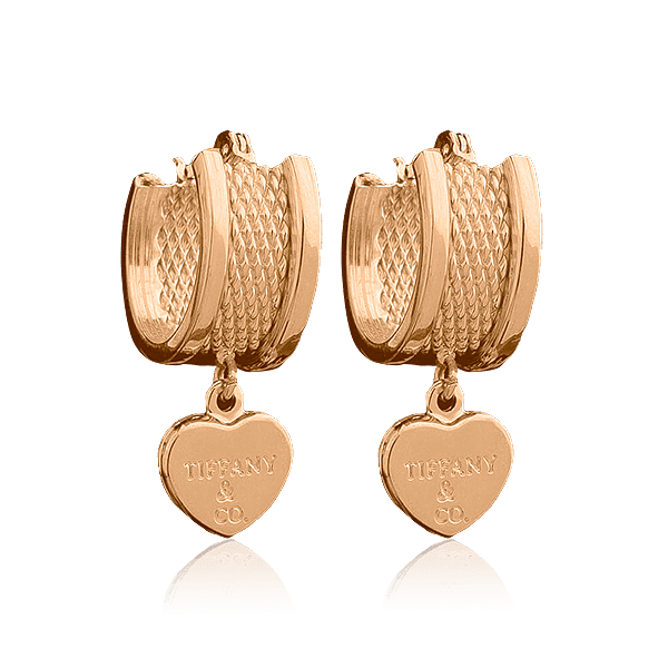 Золотые серьги Тиффани Золотые серьги Тиффани