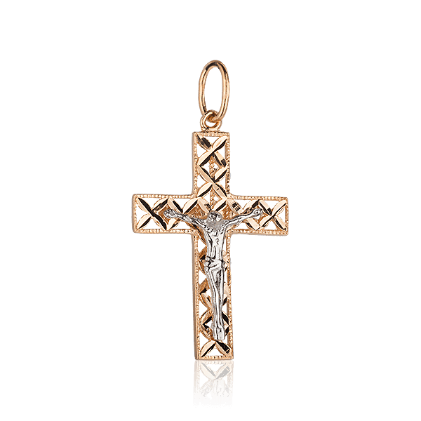 Золотой крест с Распятием 028152 детальное изображение ювелирного изделия Золотые крестики православные Золотой крест с Распятием 028152 детальное изображение ювелирного изделия Золотые крестики православные