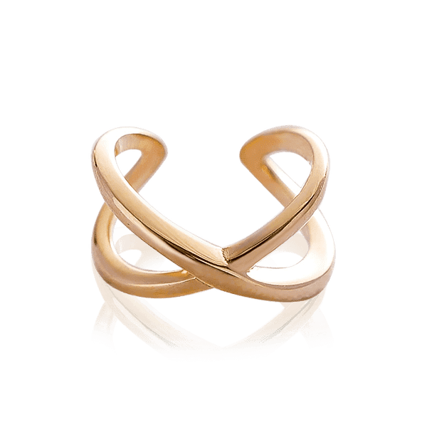 серьга каффа золотая на одно ухо серьга каффа золотая на одно ухо