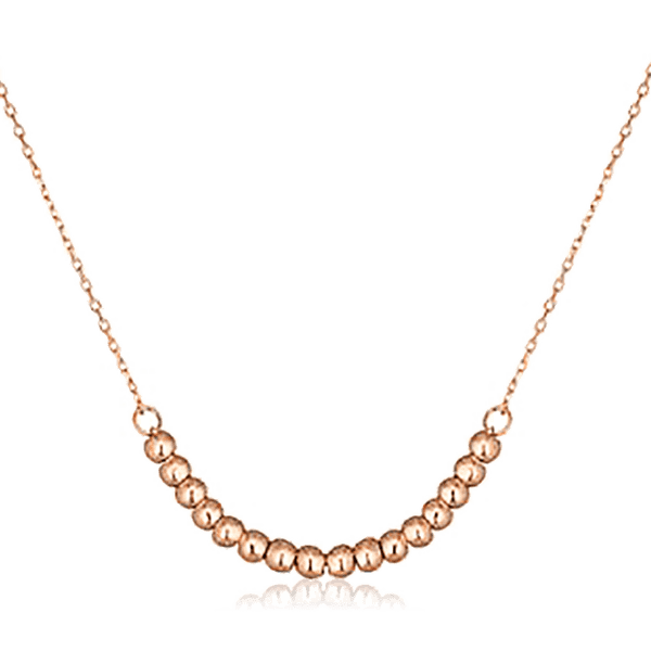 Колье золотое женское Шарики 036965 детальное изображение ювелирного изделия Золотые цепочки Колье золотое женское Шарики 036965 детальное изображение ювелирного изделия Золотые цепочки