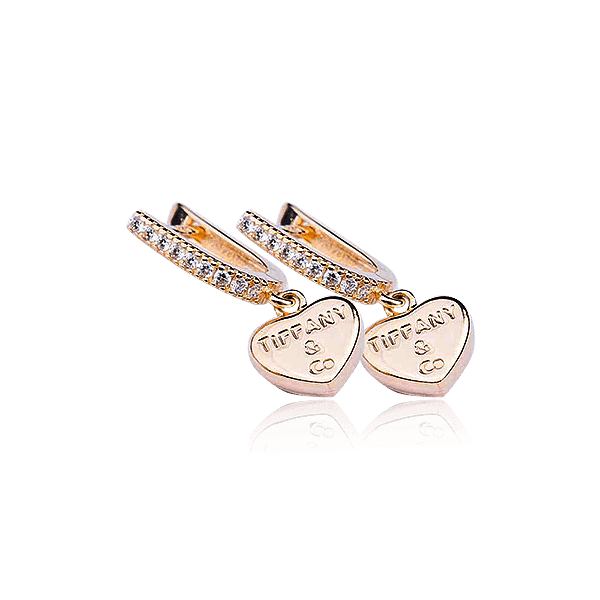 Золотые серьги тиффани Золотые серьги тиффани