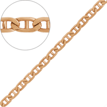 обзорное фото Золотая цепочка Валентино 14102  Валентино плетение золотых цепочек